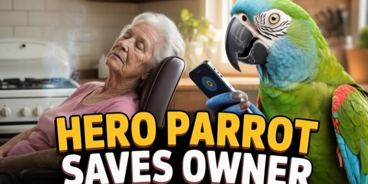 Parrot Saves Owner Using Smartwatch